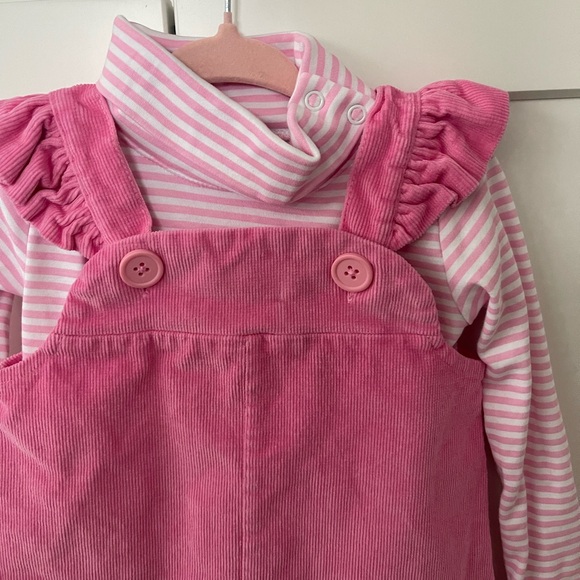 Beaufort Bonnet Company Julia Jumper Hot Pink Corduroy Girls - Picture 2 of 3